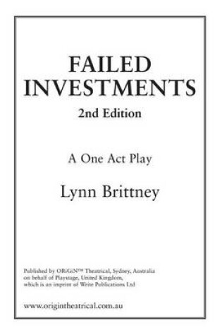 Cover of Failed Investments