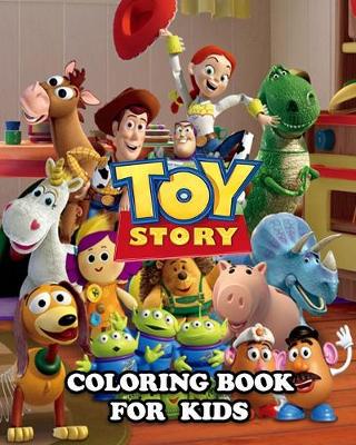 Book cover for Toy Story Coloring Book for Kids