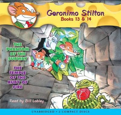 Cover of The Phantom of the Subway / The Temple of the Ruby of Fire (Geronimo Stilton #13 &#14)