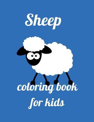 Book cover for Sheep coloring book for kids