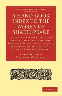 Cover of A Hand-Book Index to the Works of Shakespeare