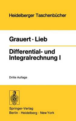 Book cover for Differential- und Integralrechnung