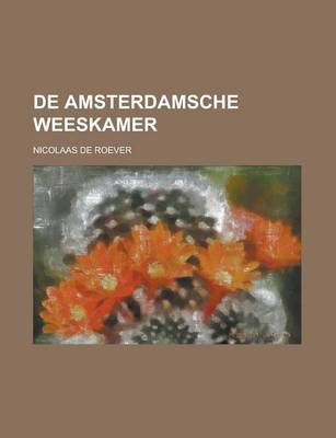 Book cover for de Amsterdamsche Weeskamer