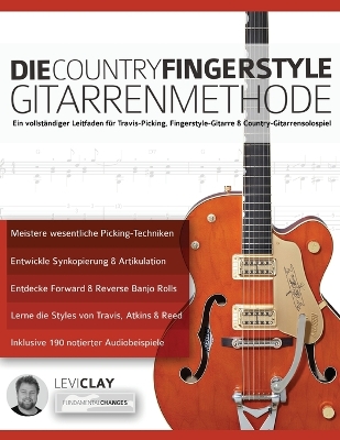 Book cover for Die Country-Fingerstyle Gitarrenmethode