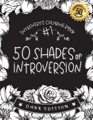 Book cover for #1 Introverts Coloring Book