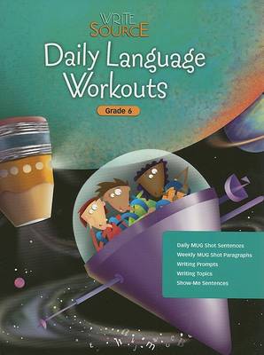 Book cover for Write Source Daily Language Workouts, Grade 6