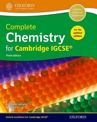 Book cover for Complete Chemistry for Cambridge IGCSE Student Book