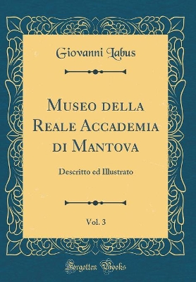 Book cover for Museo della Reale Accademia di Mantova, Vol. 3: Descritto ed Illustrato (Classic Reprint)