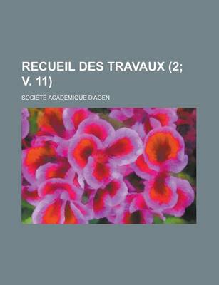 Book cover for Recueil Des Travaux (2; V. 11)