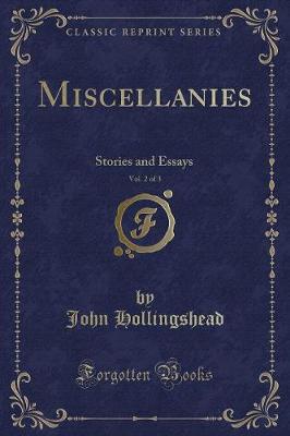 Book cover for Miscellanies, Vol. 2 of 3