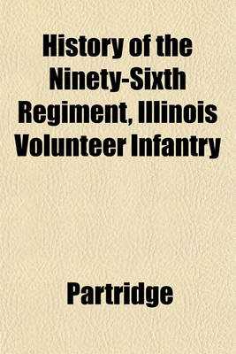 Book cover for History of the Ninety-Sixth Regiment, Illinois Volunteer Infantry