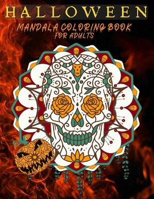 Cover of Halloween Mandala Coloring Books For Adults