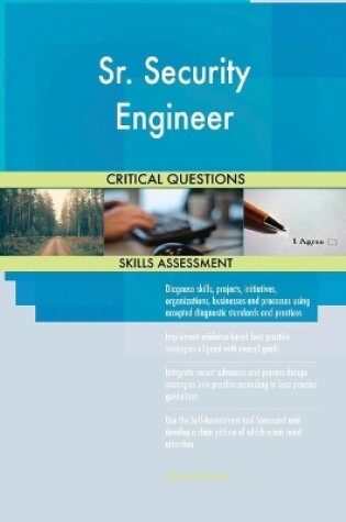 Cover of Sr. Security Engineer Critical Questions Skills Assessment