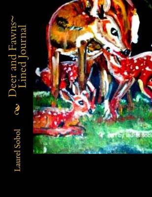 Cover of Deer and Fawns Lined Journal