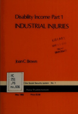 Book cover for Disability Income