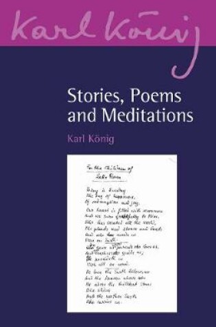Cover of Stories, Poems and Meditations