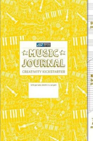 Cover of Music Journal and Creativity Kickstarter (Yellow)