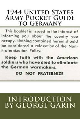 Book cover for 1944 United States Army Pocket Guide to Germany