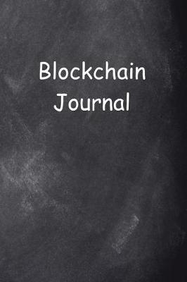 Cover of Blockchain Journal Chalkboard Design