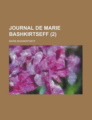 Book cover for Journal de Marie Bashkirtseff (2)