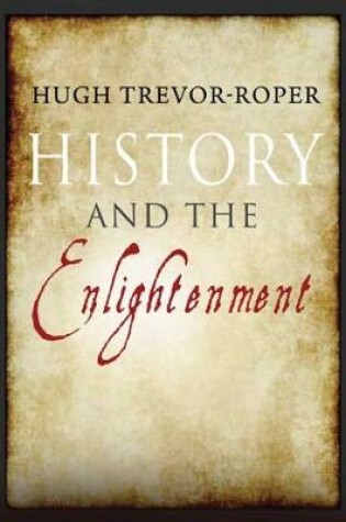 Cover of History and the Enlightenment