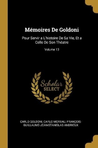 Cover of Mémoires De Goldoni