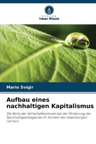 Cover of Aufbau eines nachhaltigen Kapitalismus