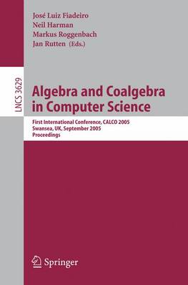 Cover of Algebra and Coalgebra in Computer Science