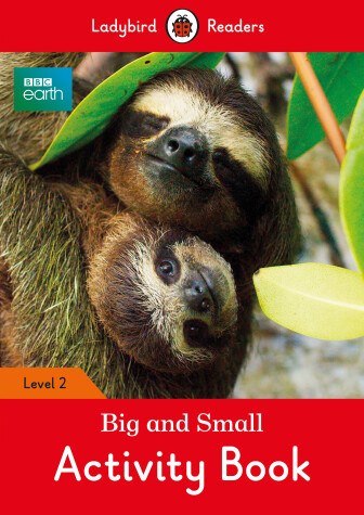 Book cover for BBC Earth: Big and Small Activity Book- Ladybird Readers Level 2