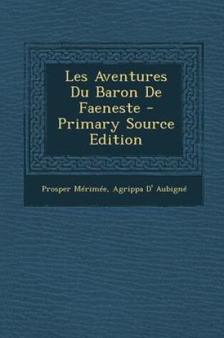 Cover of Les Aventures Du Baron de Faeneste