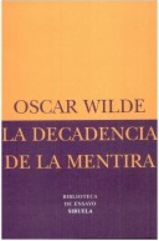 Cover of La Decadencia de La Mentira