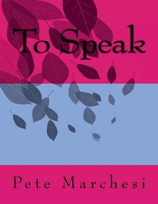 Book cover for To Speak