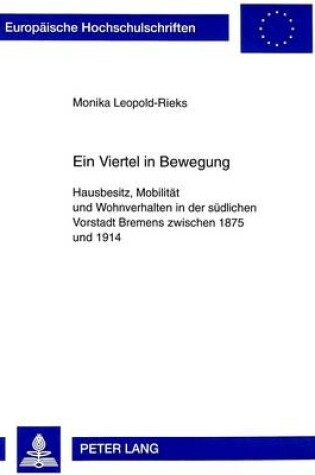 Cover of Ein Viertel in Bewegung