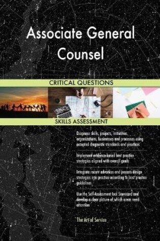 Cover of Associate General Counsel Critical Questions Skills Assessment