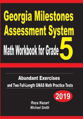 Book cover for Georgia Milestones Assessment System Math Workbook for Grade 5