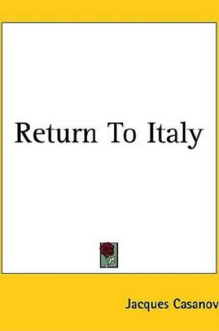 Cover of Return to Italy