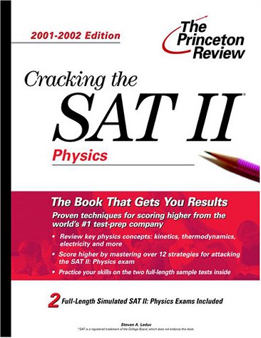 Book cover for Cracking Sat II: Physics 01-02