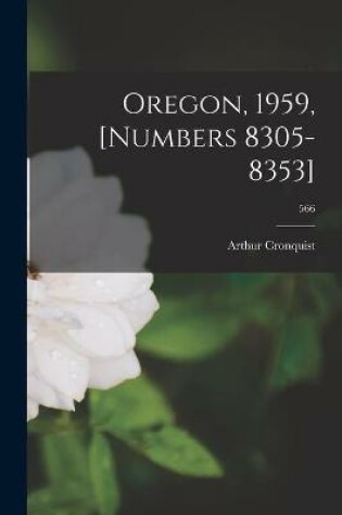 Cover of Oregon, 1959, [numbers 8305-8353]; 566