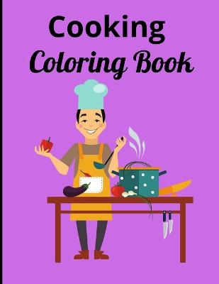 Book cover for Cooking Coloring Book