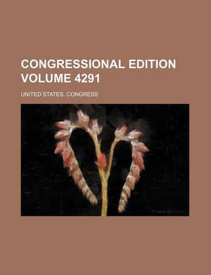 Book cover for Congressional Edition Volume 4291