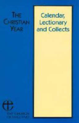 Cover of Calendar, Lectionary and Collects