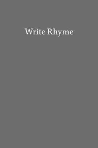 Cover of Write Rhyme