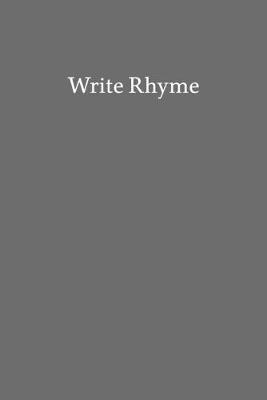 Book cover for Write Rhyme