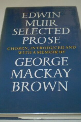 Cover of Selected Prose