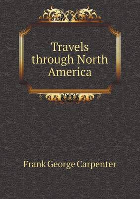 Book cover for Travels through North America