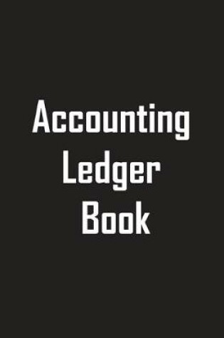 Cover of Accounting Ledger Book