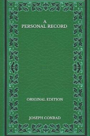 Cover of A Personal Record - Original Edition