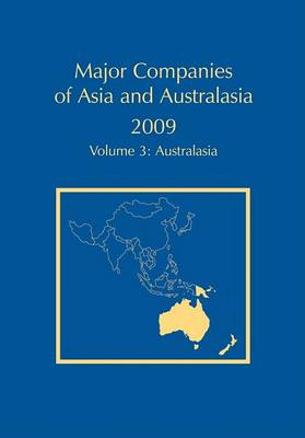 Cover of Major Companies of Asia & Australasia 2009 25 V3