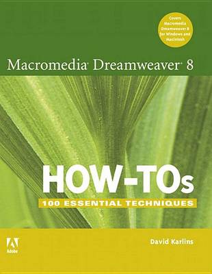 Book cover for Macromedia Dreamweaver 8 How-Tos