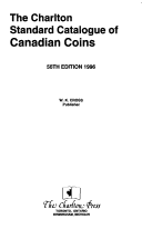 Cover of Charlton Standard Catalogue of Canadian Coins